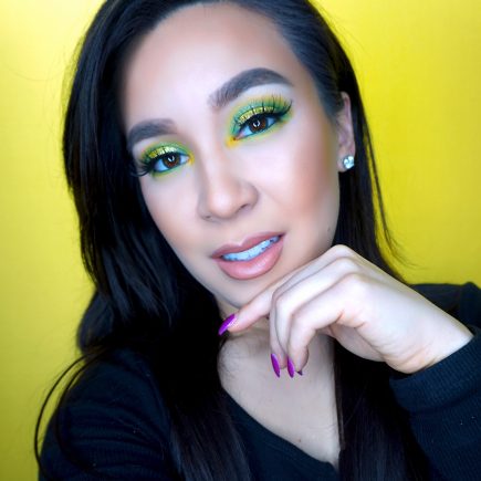 Green and Gold Glitter Halo Eye Tutorial