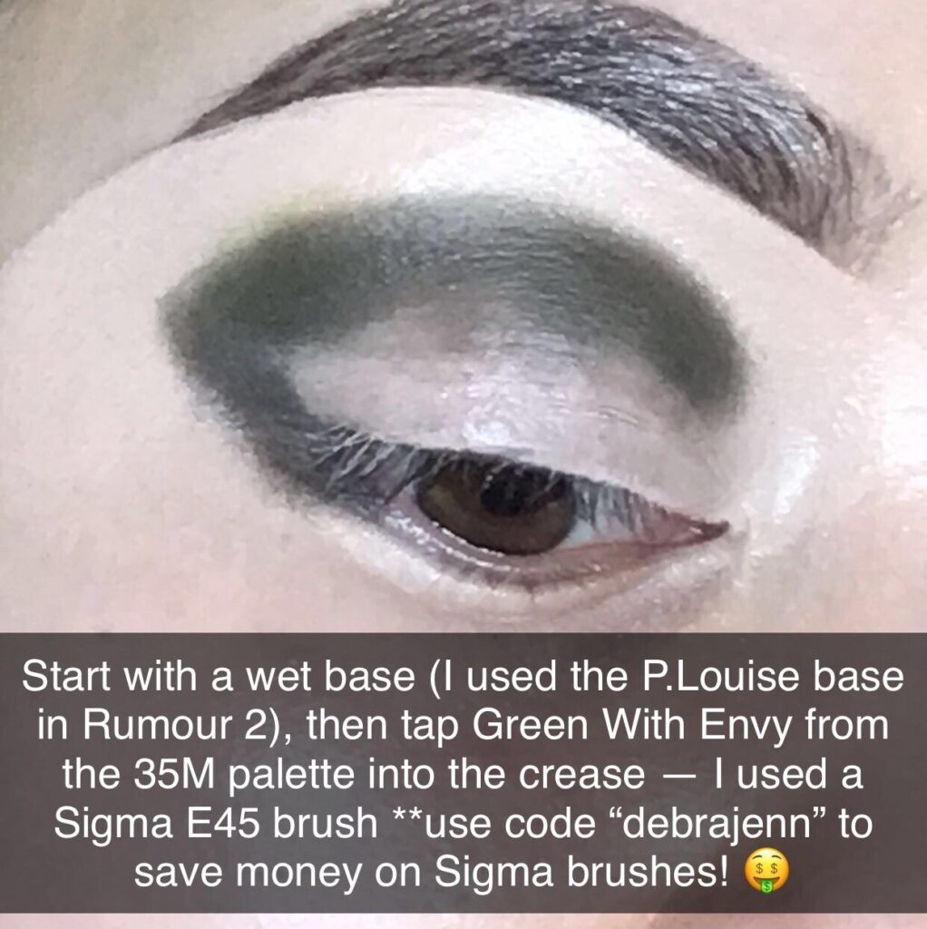 Green Cut Crease Eyeshadow Tutorial