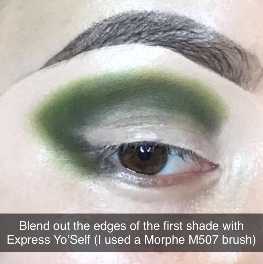 Green Cut Crease Eyeshadow Tutorial