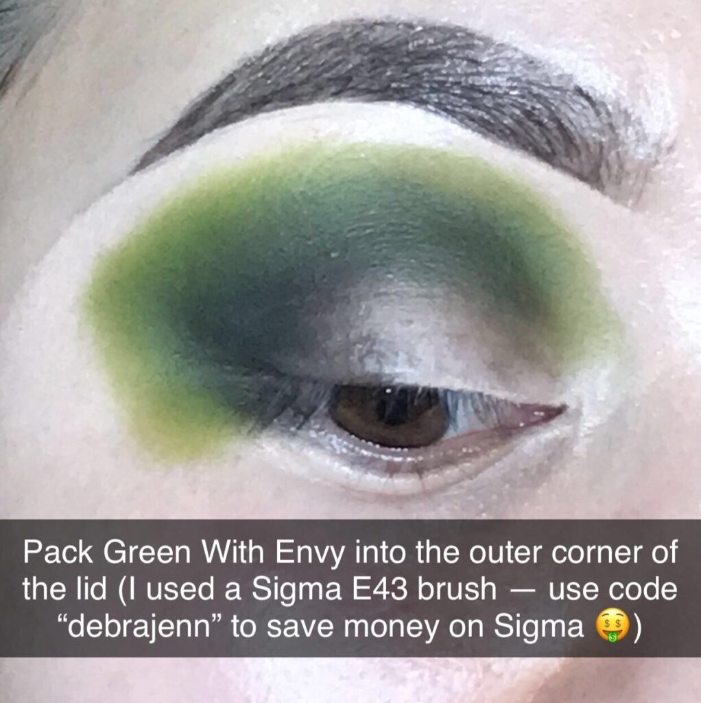 Green Cut Crease Eyeshadow Tutorial