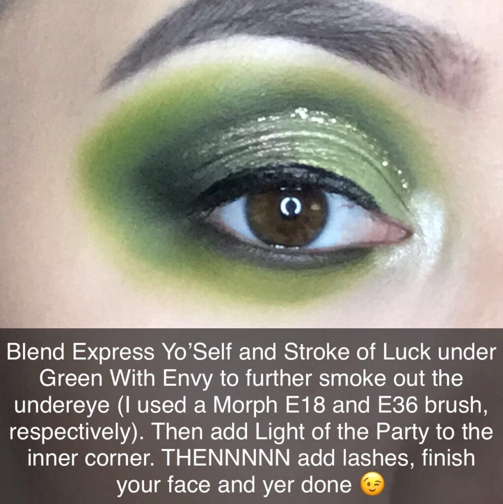 Green Cut Crease Eyeshadow Tutorial