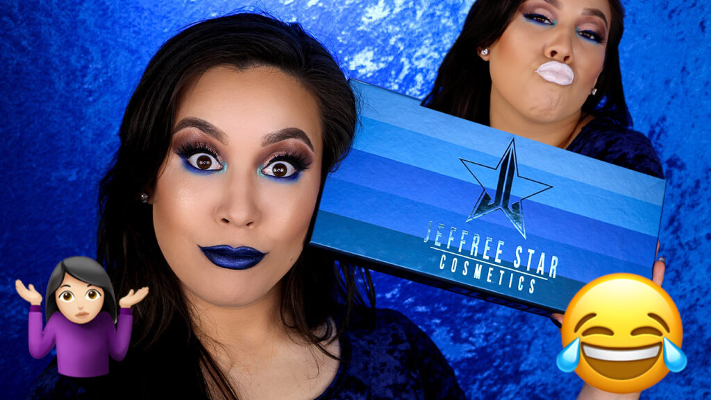 Jeffree Star Blue Blood Lipstick Swatches