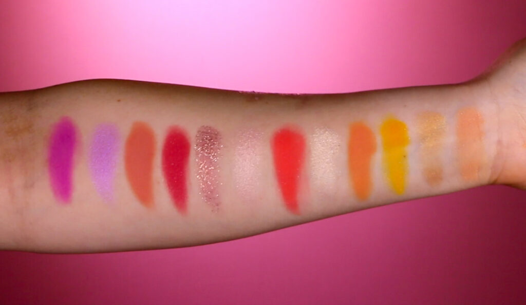 ColourPop Sailor Moon Palette Swatches