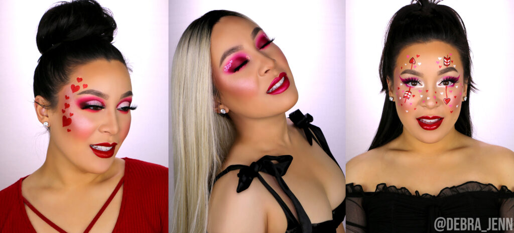 Valentine's Day Glamour Makeup Tutorial - Fancy Face Inc.