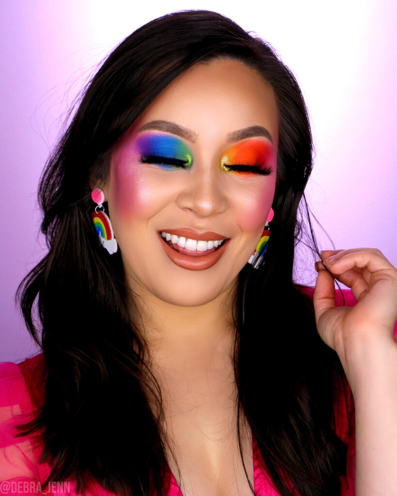 Rainbow Eyeshadow Look