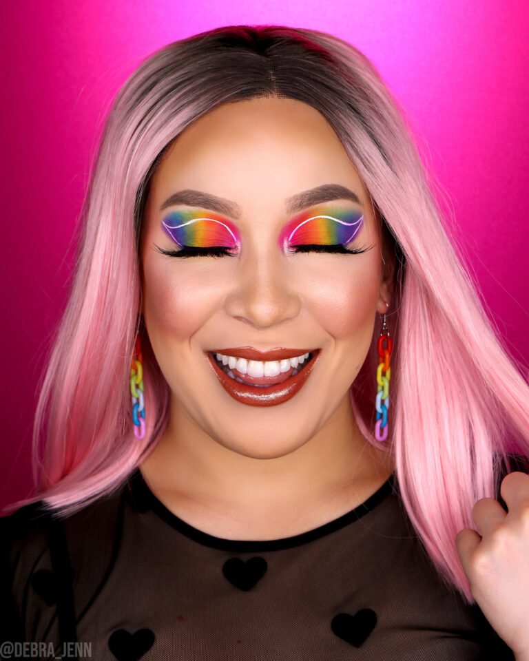 Rainbow Makeup Looks for Pride Month | Debra Jenn