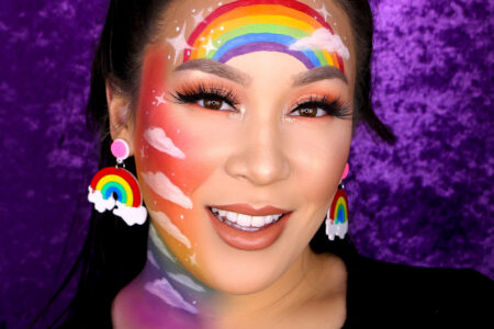 rainbow makeup looks