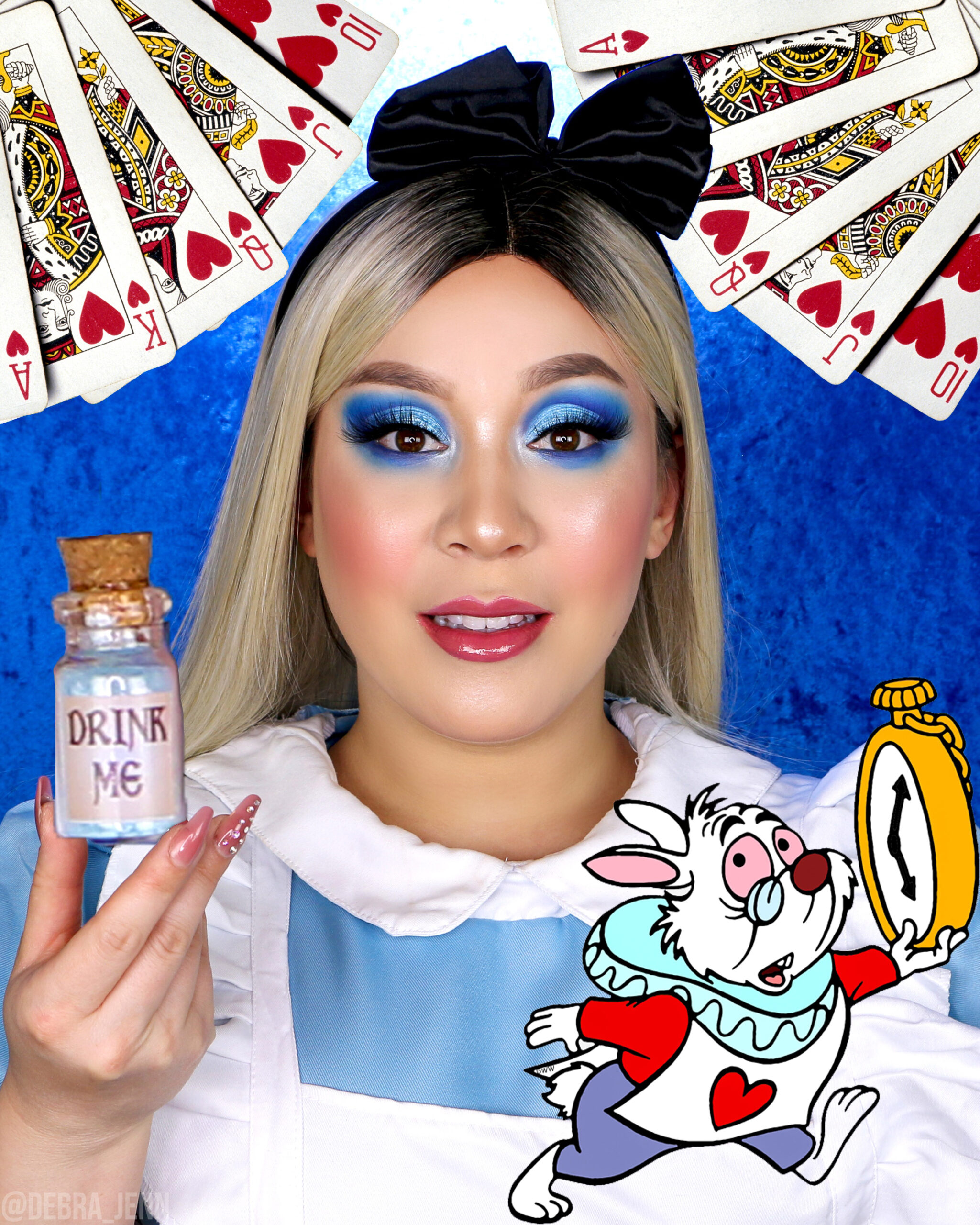 How to Create a dark, sexy Alice in Wonderland makeup look for