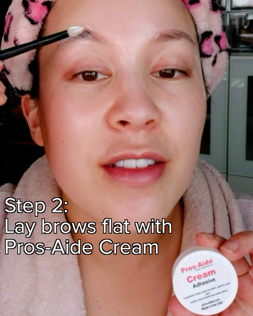 How to Cover Eyebrows with pros aide
