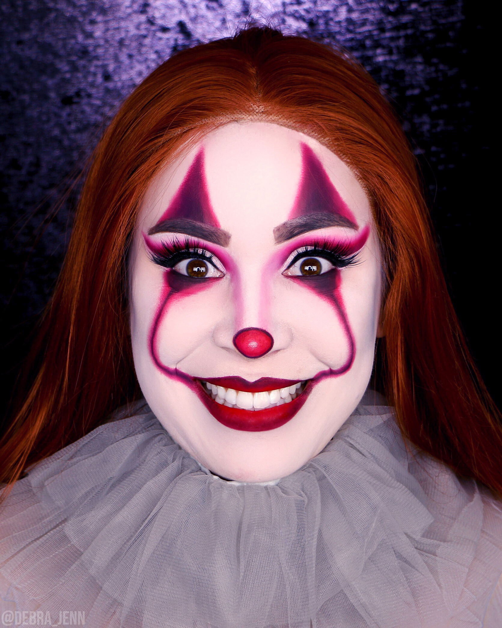 Clown Halloween Costume Makeup