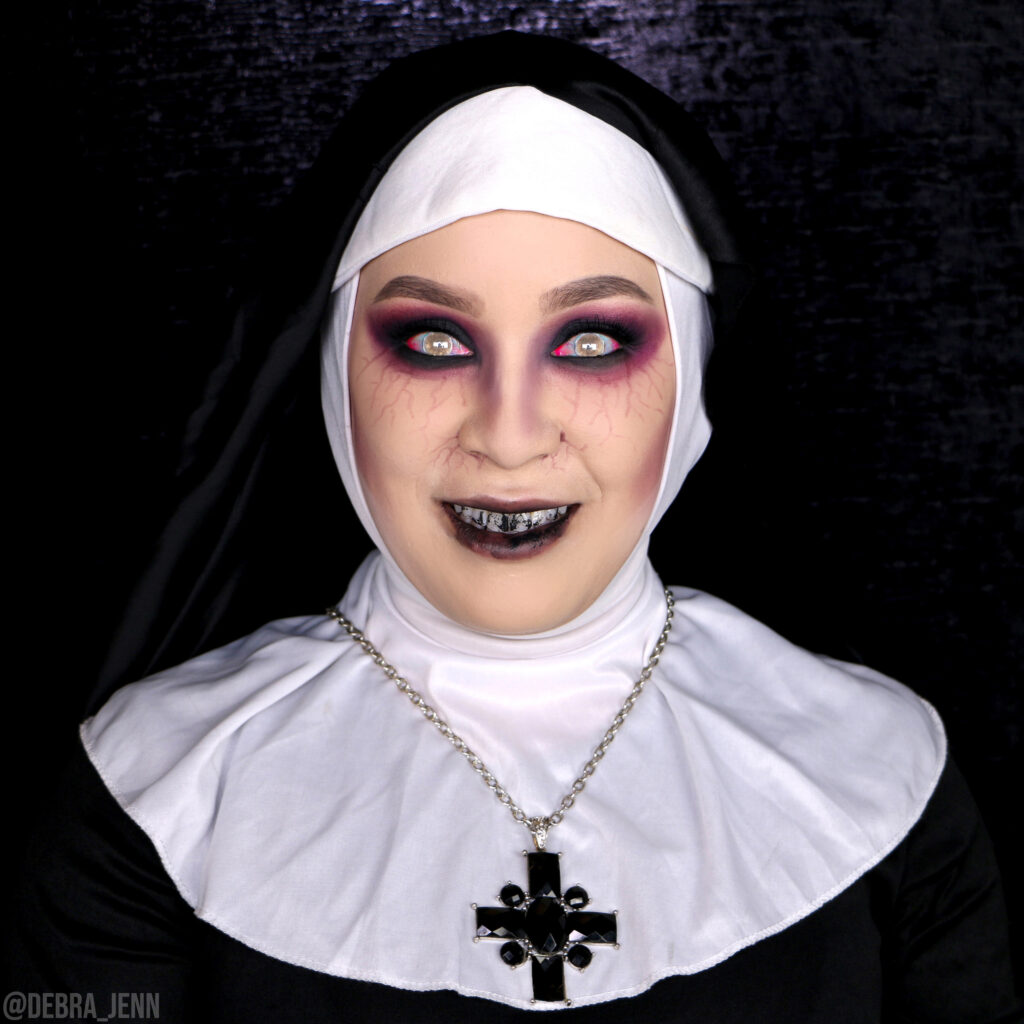 The Nun Makeup Tutorial: A Scary Sister Halloween Costume [VIDEO]