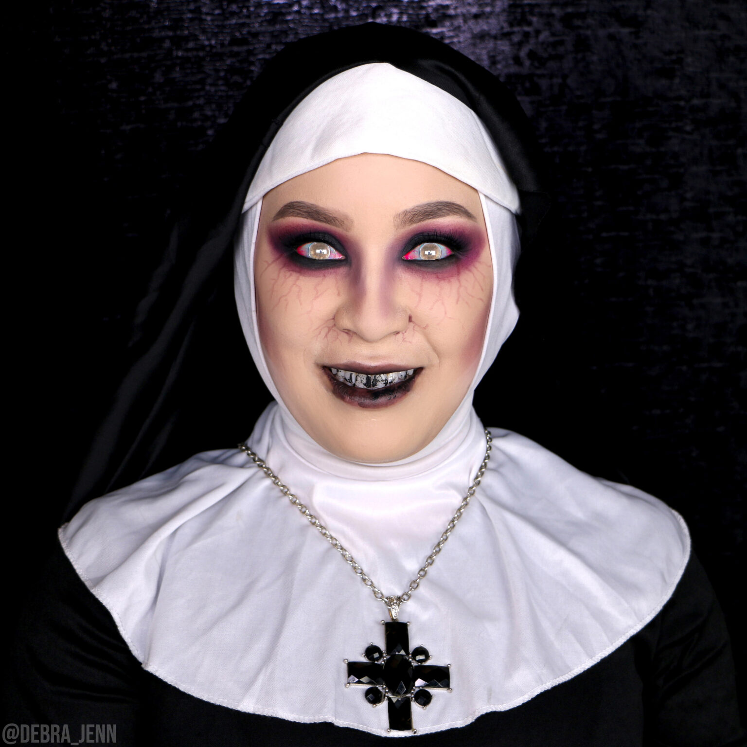 The Nun Makeup Tutorial A Scary Sister Halloween Costume Video