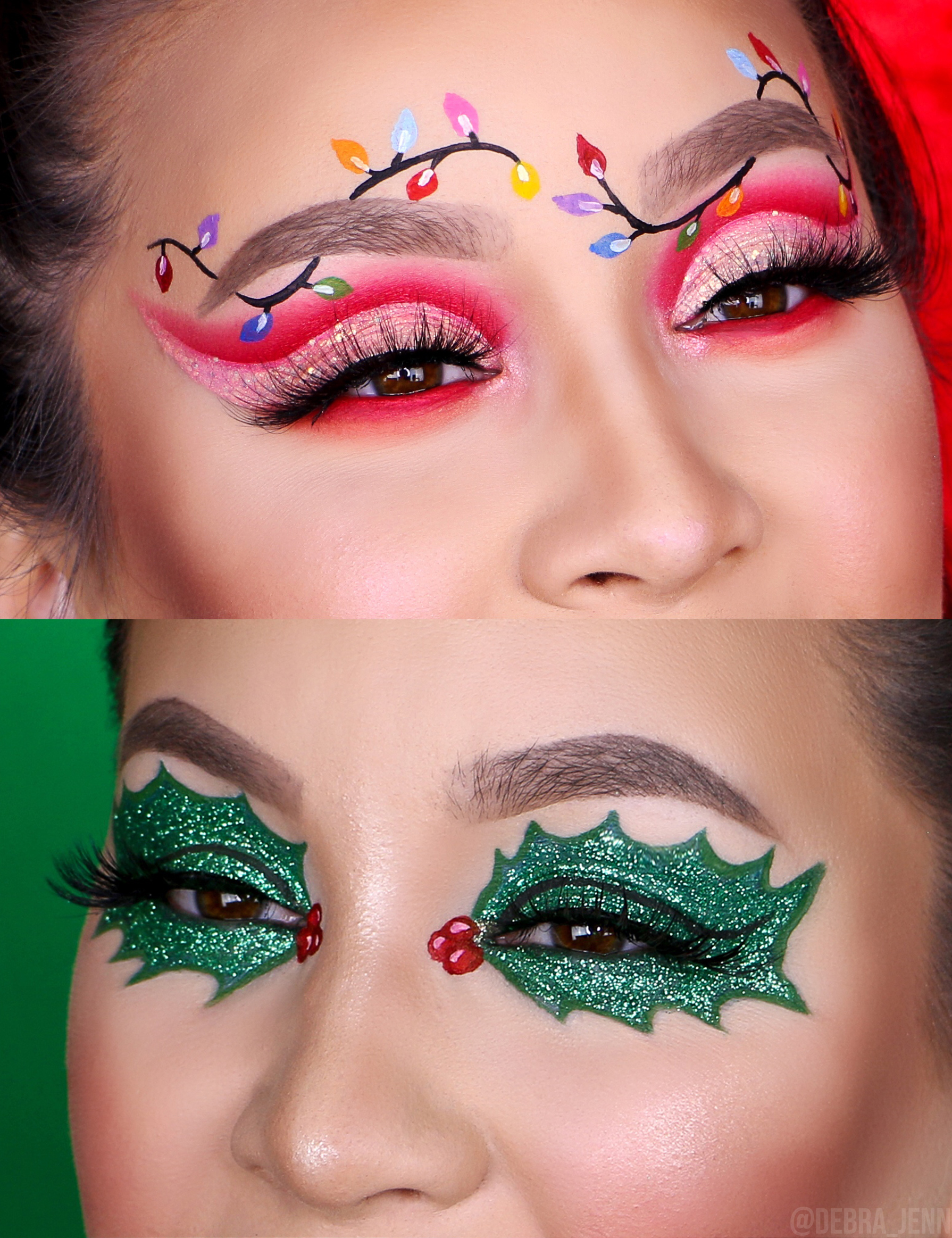 Adorable Makeup Looks You'll Want to Wear on Christmas Day