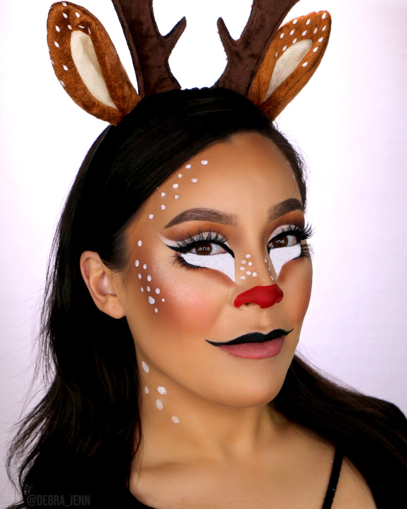 Rudolph the Red Nosed Reindeer Makeup Look