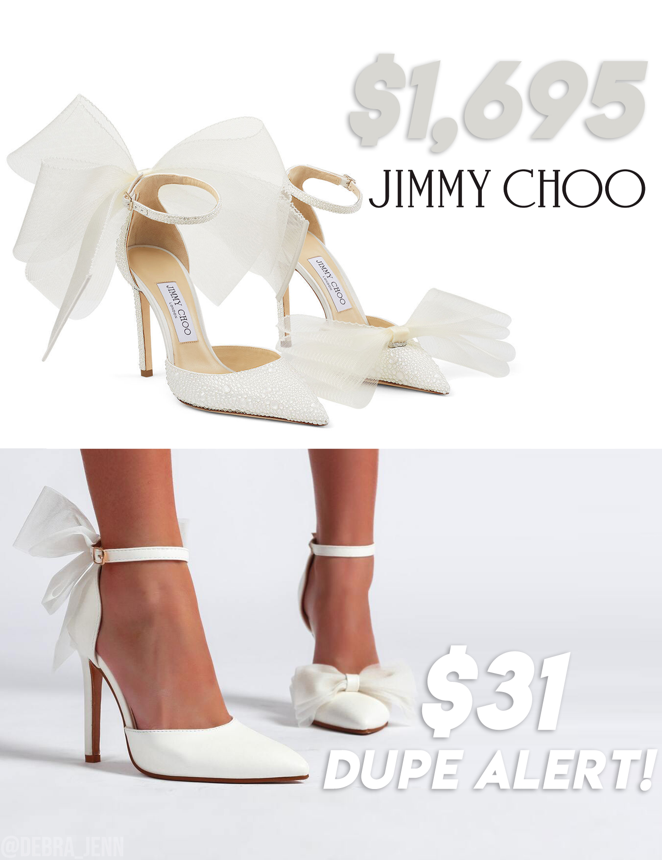 Jimmy Choo launches 40% off sale including perfect bridal styles - Daily  Record