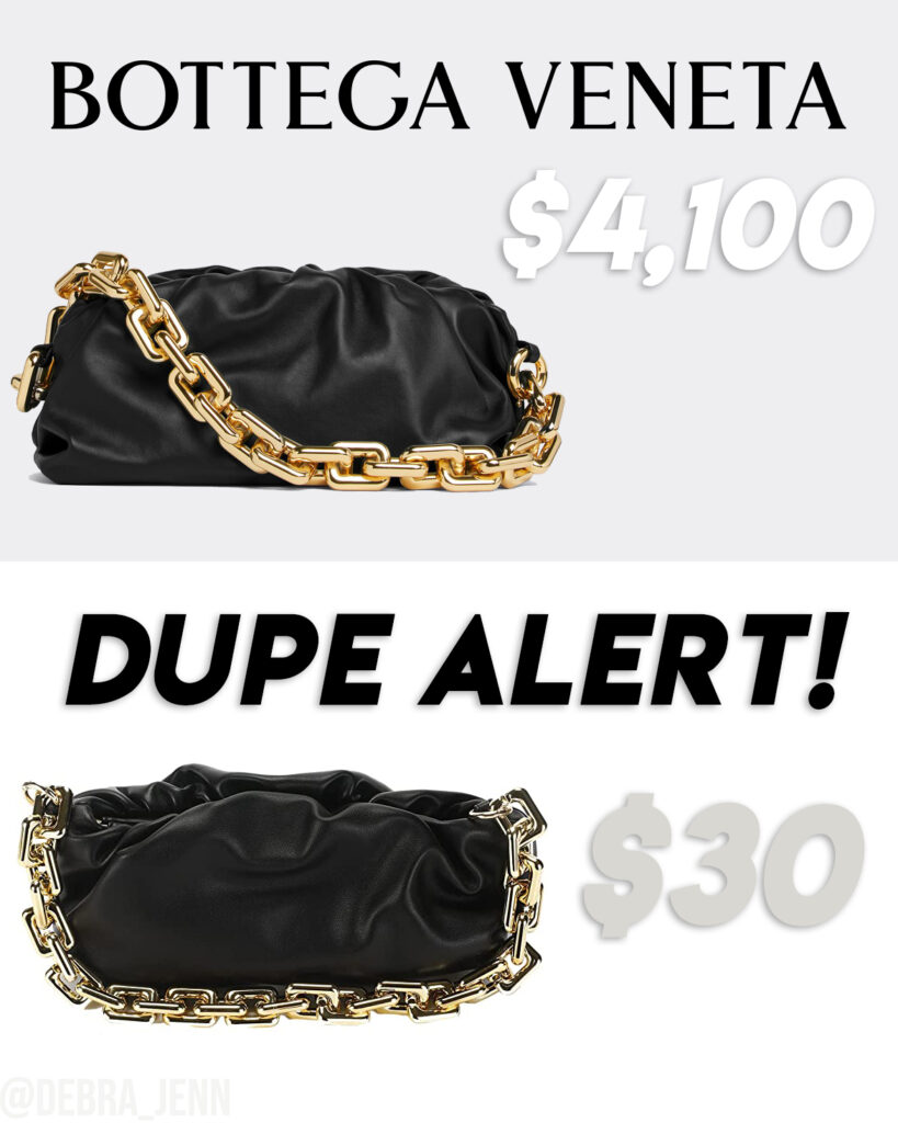 I bought a dupe for the viral Bottega padded bag - it's £1.5k cheaper,  looks better & the quality beats the posh one too