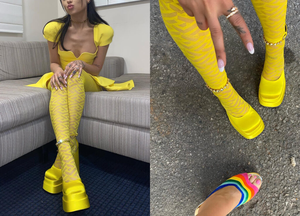 Ariana Grande Versace Shoes