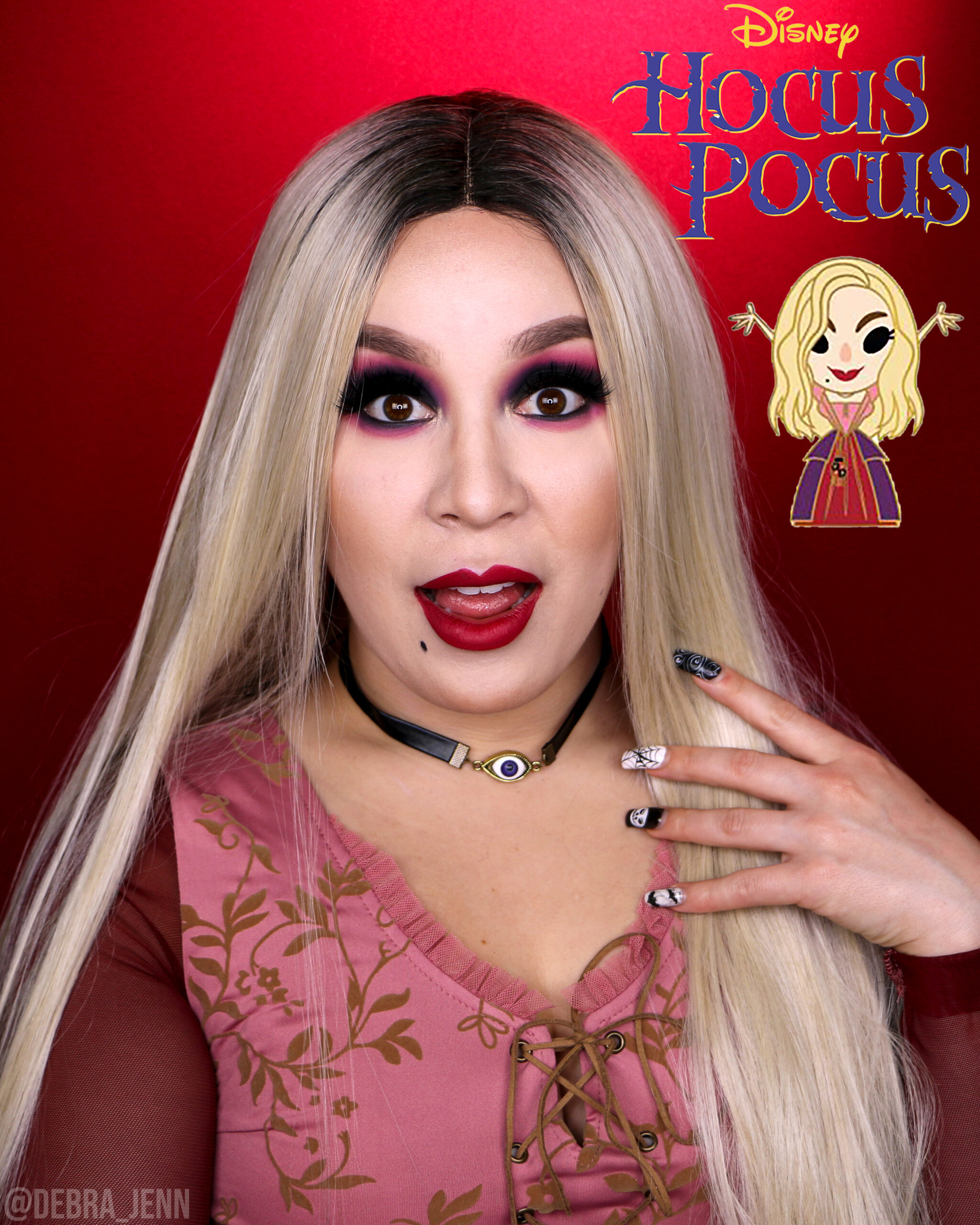 Sarah Sanderson Makeup Tutorial A Sexy 'Hocus Pocus' Costume