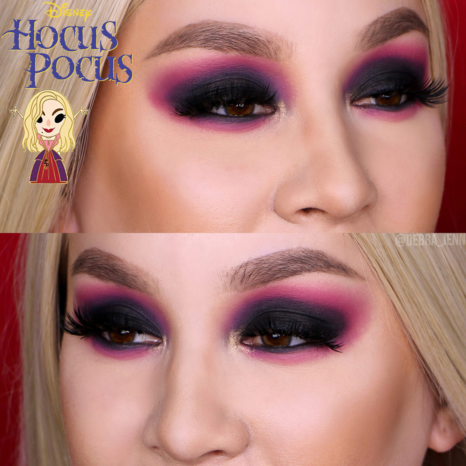 Sarah Sanderson Makeup Tutorial A Sexy 'Hocus Pocus' Costume