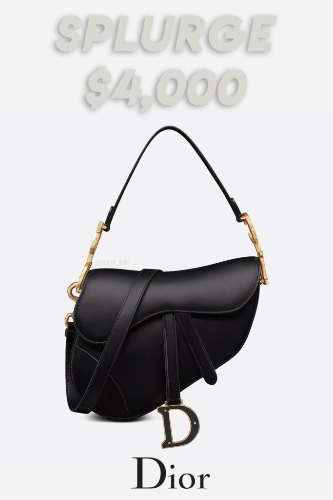 Dior dupe saddle online bag