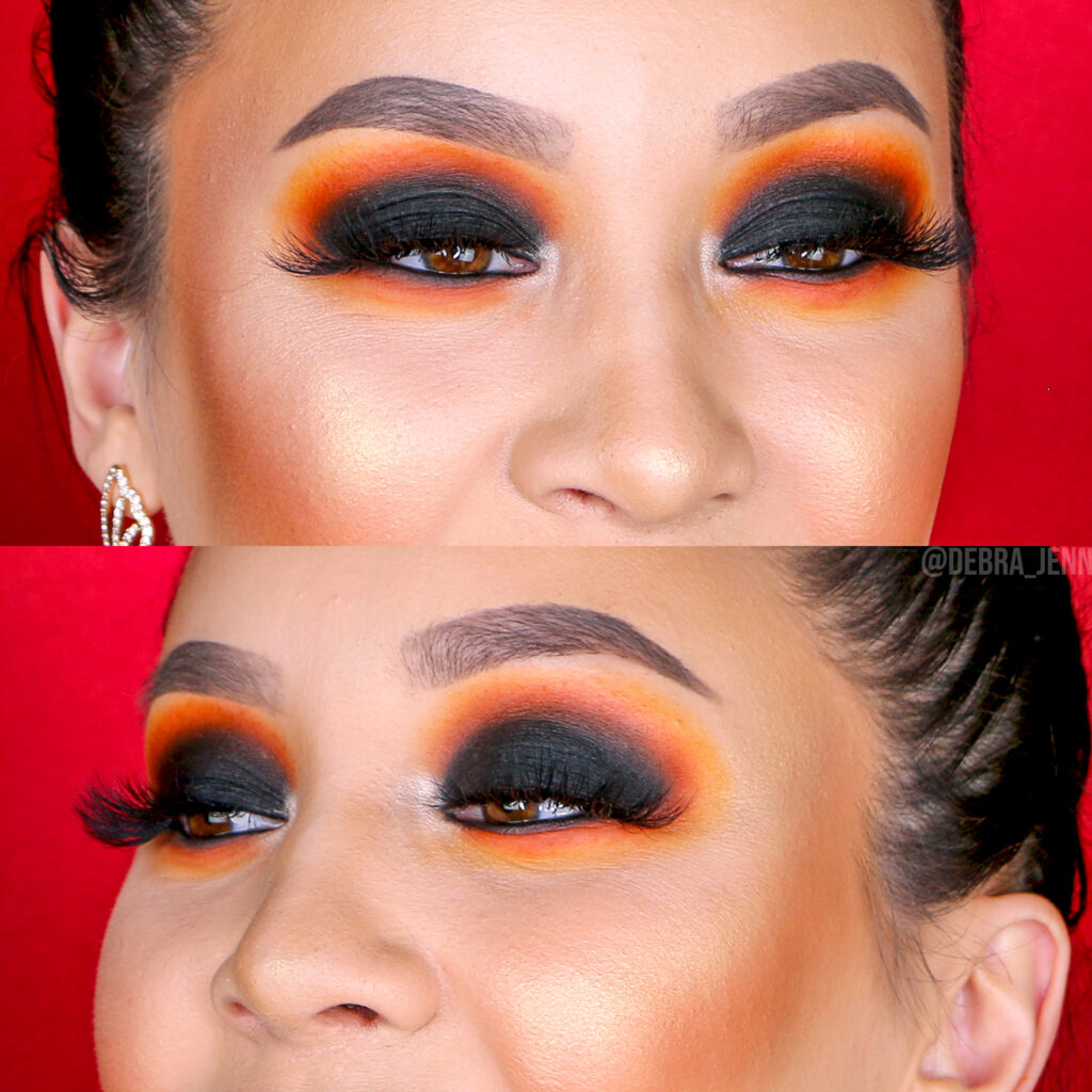 black smokey eye makeup tutorial