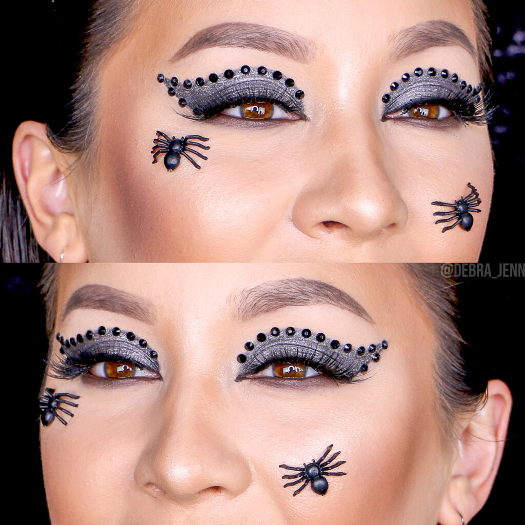 halloween eye makeup looks - spider makeup