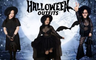 all black halloween outfits