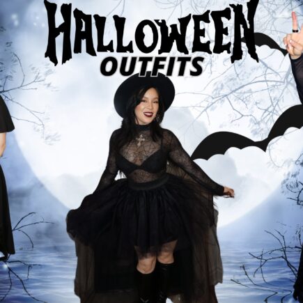 all black halloween outfits