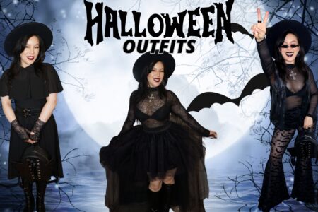 all black halloween outfits